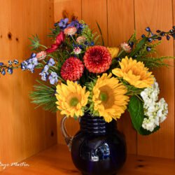 Pitcher of Farm Flowers