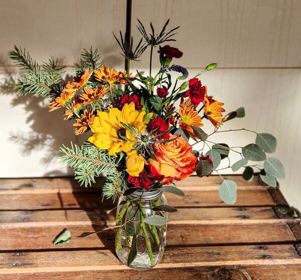 Mason Jar Flower Bouquets -Florist's Choice - Image 5