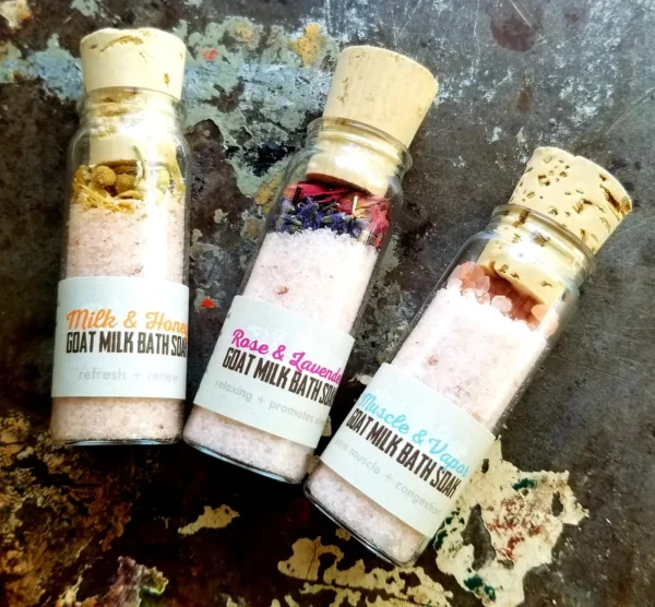 Goat's Milk Bath Salts by Naked Goat - Image 2