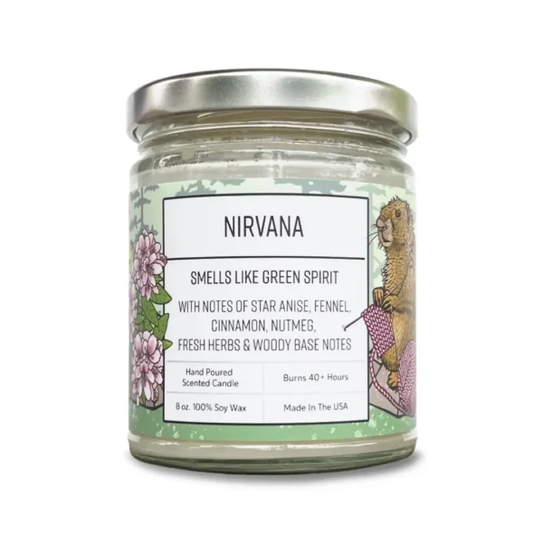 "Nirvana" Candle by Two Little Fruits - Image 2