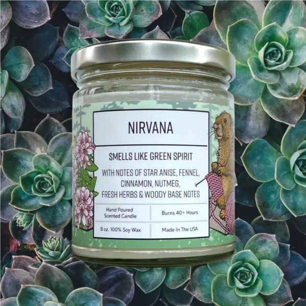 "Nirvana" Candle by Two Little Fruits