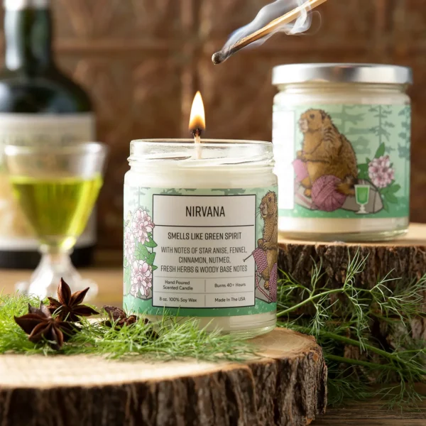 "Nirvana" Candle by Two Little Fruits - Image 5