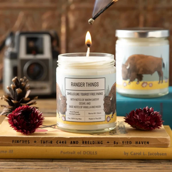 'Ranger Things' Soy Wax Candle by Two Little Fruits