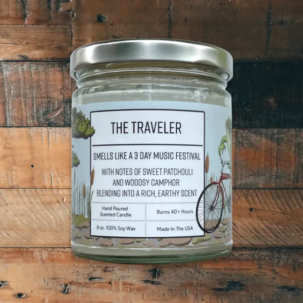 "The Traveler" Candle by Two Little Fruits - Image 3