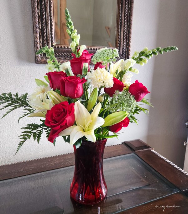 Florist's Choice Christmas Vase Flower Arrangement