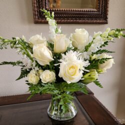 White Christmas Floral Arrangement