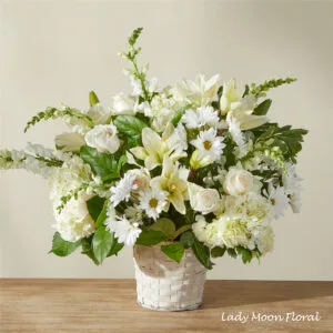 Flower Delivery, Red Feather Lakes Colorado 1 Flower Delivery, Red Feather Lakes Colorado, White Easter Flowers, Easter Floral Arrangement