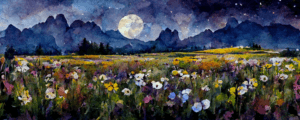 agrariansophist_panorama_watercolor_painting_of_a_wildflower_me_55c9e44e-99cd-4184-ba2d-0810788dabef