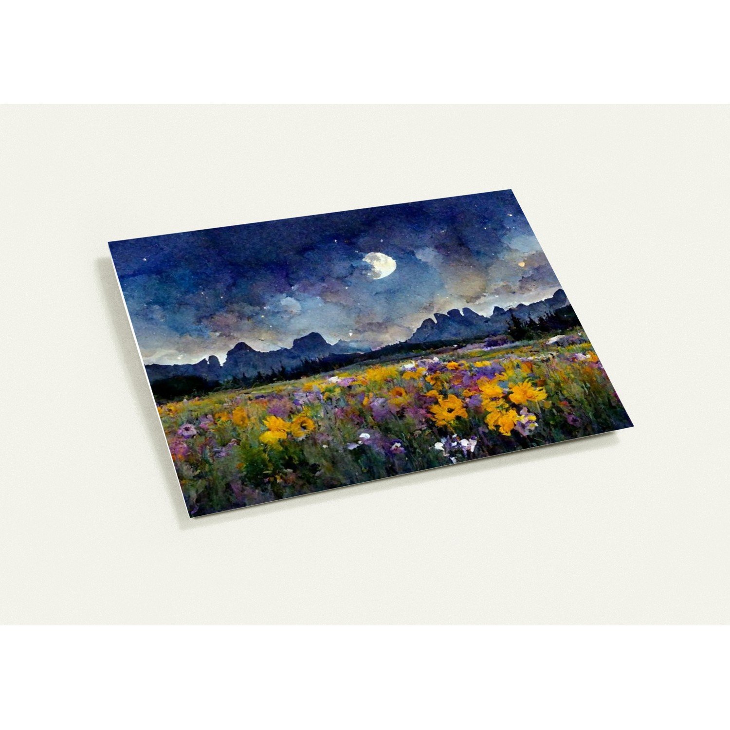 Colorado Mountain Wildflower Moon 4 X 6" Note Cards - Image 7