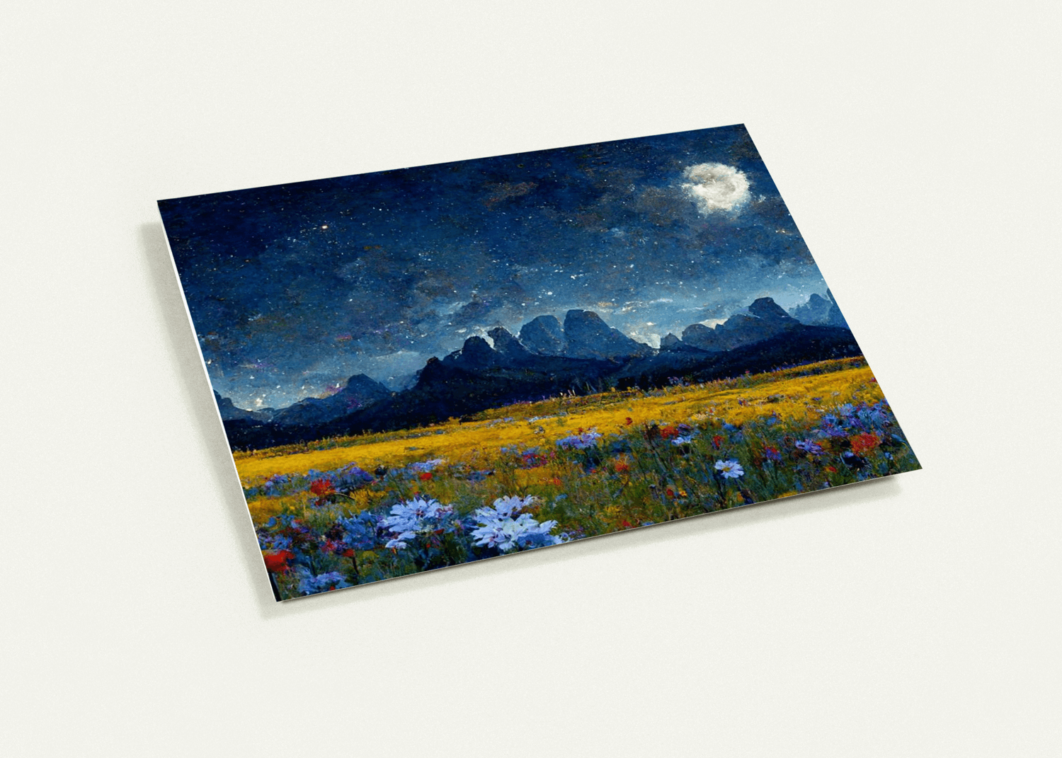 Colorado Mountain Wildflower Moon 4 X 6" Note Cards - Image 8